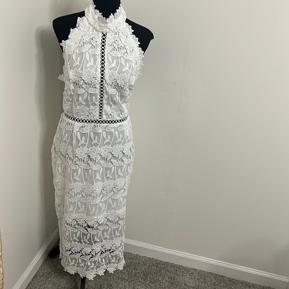 Fashion Nova Lisa Lace Dress XL - Picture 1 of 11